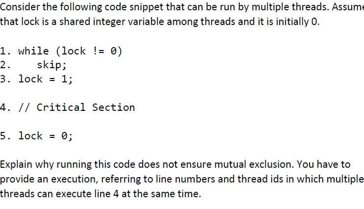 Solved Consider the following code snippet that can be run | Chegg.com