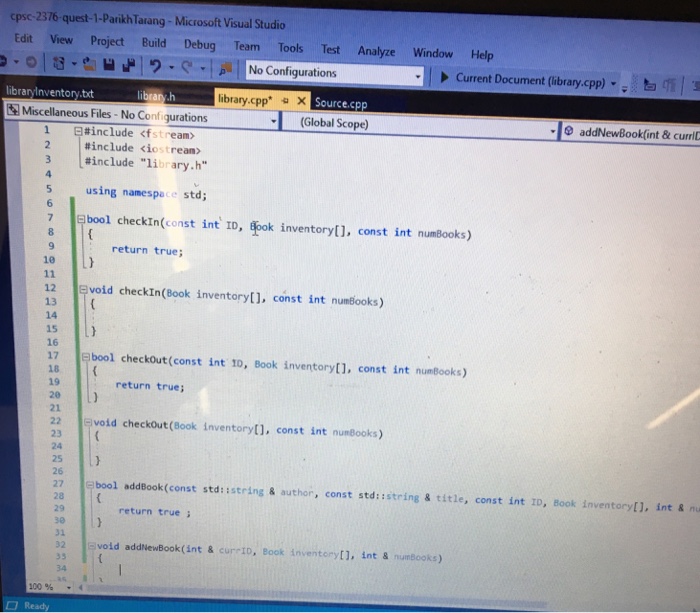 Solved 1. Add a book to inventory 2. Remove a book from | Chegg.com