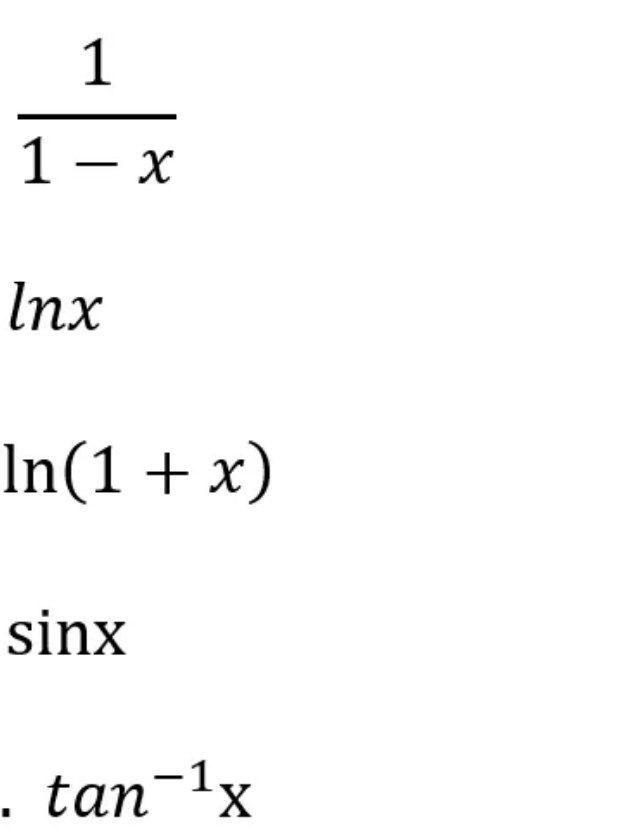 Solved 1. Derive The Maclaurin And Taylor Series Of The | Chegg.com