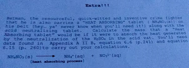 Solved From a BATMAN comic book: A Summary Problem are in | Chegg.com