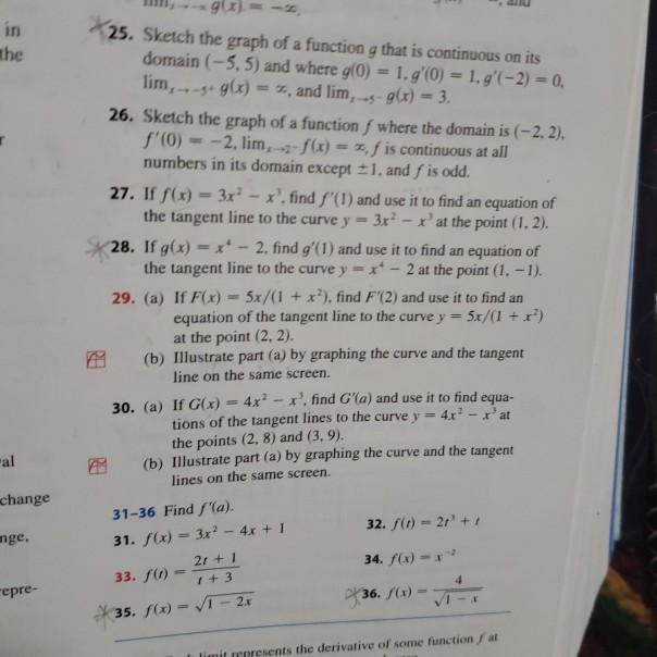 Solved The 25 Sketch The Graph Of A Function G That Is C