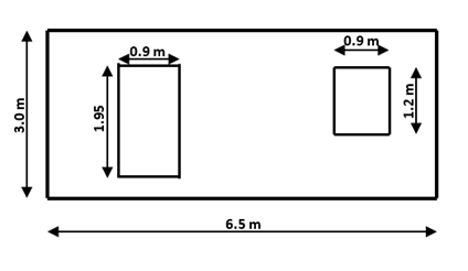 Solved 7) A concrete block wall measure 3 m by 6. 5 m | Chegg.com