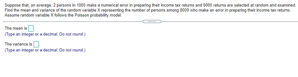 Solved Suppose that, on average, 2 persons in 1000 make a | Chegg.com