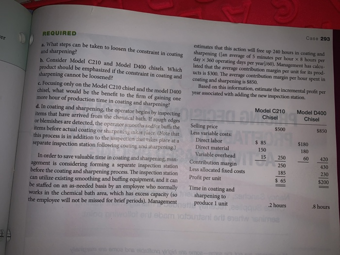 Solved What will be the effect on company profit related to | Chegg.com