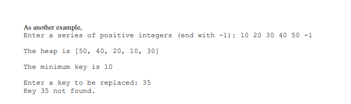 Exercise 1: Heap Methods You have been given the Heap | Chegg.com