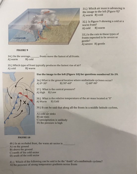 Solved 1.) Land and water heat and cool differently. Which | Chegg.com