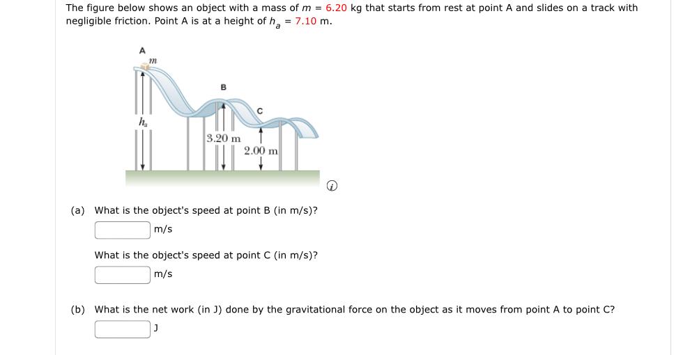 Solved The figure below shows an object with a mass of | Chegg.com 