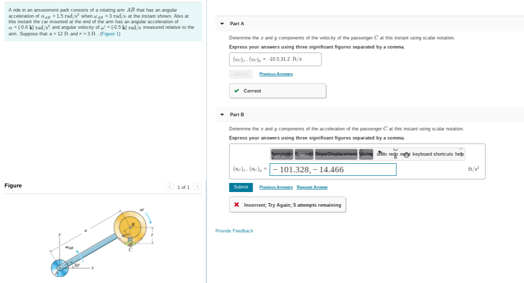 Solved A ride in an amusement park consists of a rotating | Chegg.com