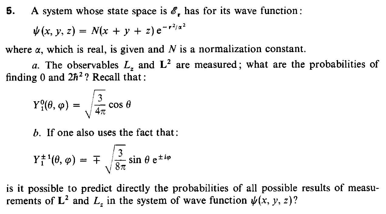 Solved 5 A System Whose State Space Is 8 Has For Its Wa Chegg Com