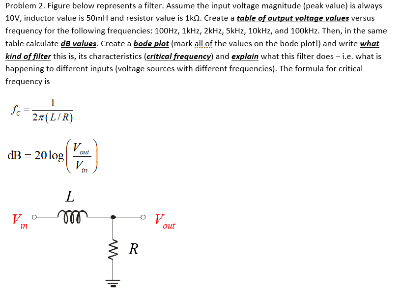 Solved Problem 2. Figure Below Represents A Filter. Assume | Chegg.com