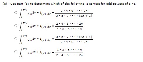 Solved (a) Use the reduction formula | Chegg.com