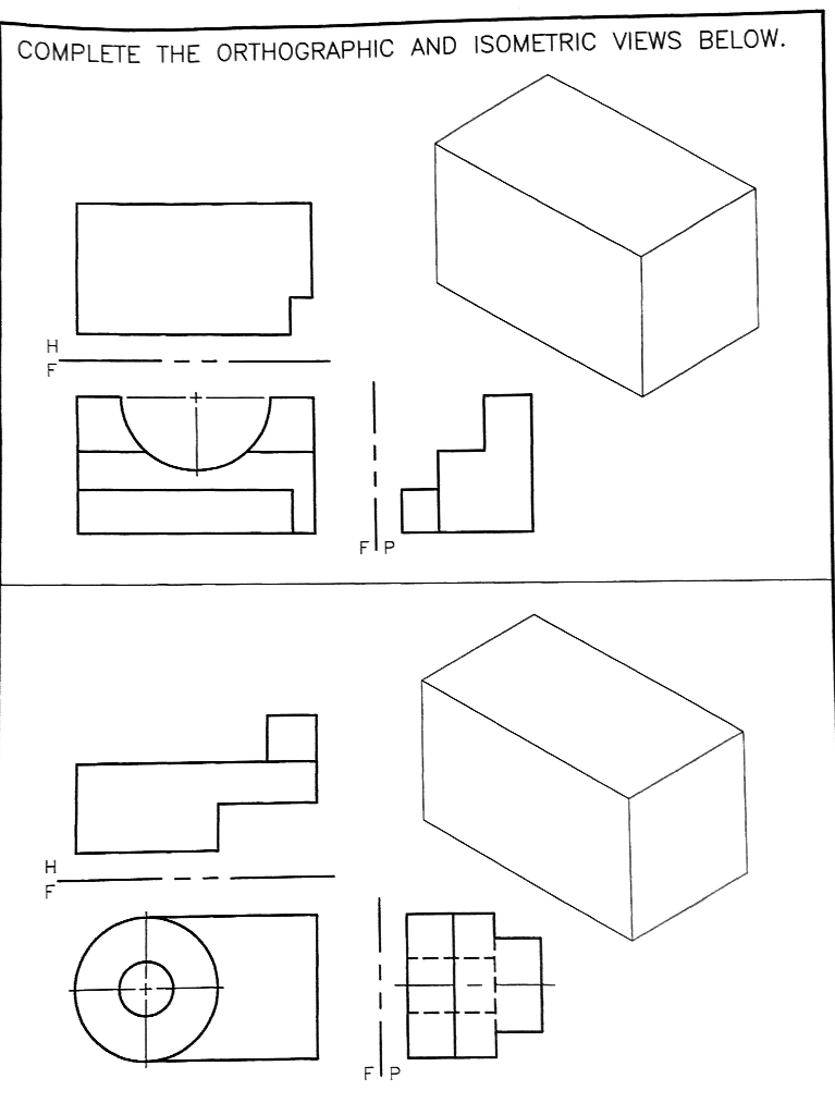 orthographic vs isometric view