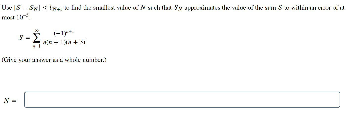 solved-use-s-sn-3-bn-1-to-find-the-smallest-value-of-n-chegg