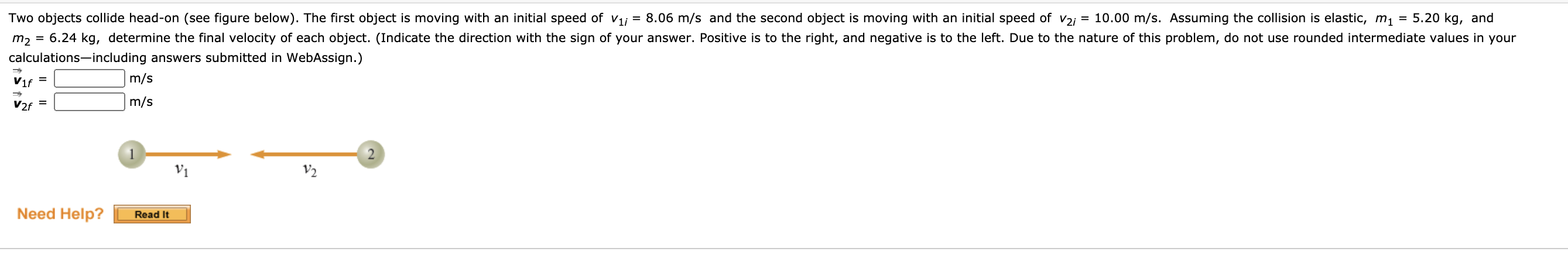 Solved Two Objects Collide Head-on (see Figure Below). The | Chegg.com