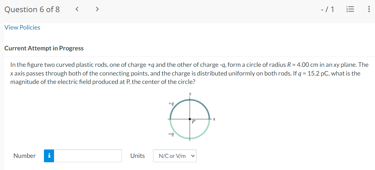 Solved In the figure two curved plastic rods, one of charge