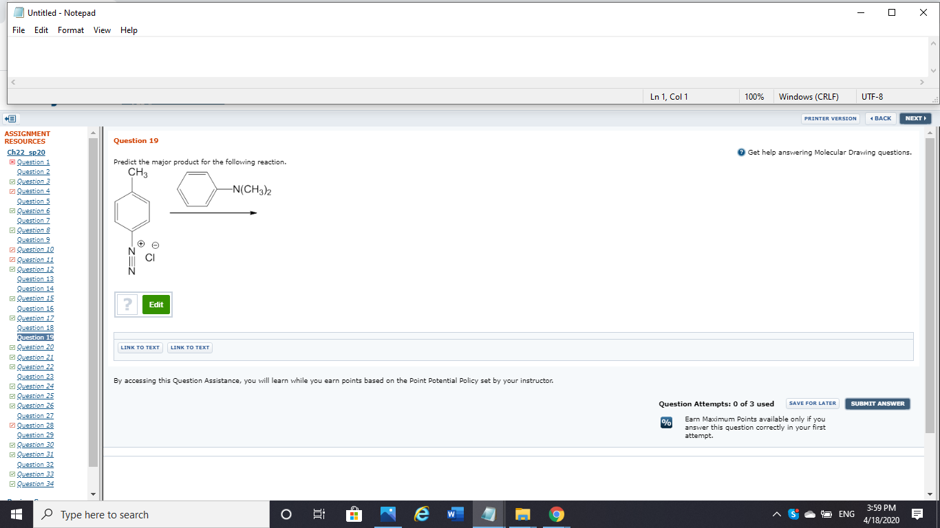 Solved Untitled - Notepad File Edit Format View - 0x Help In | Chegg.com