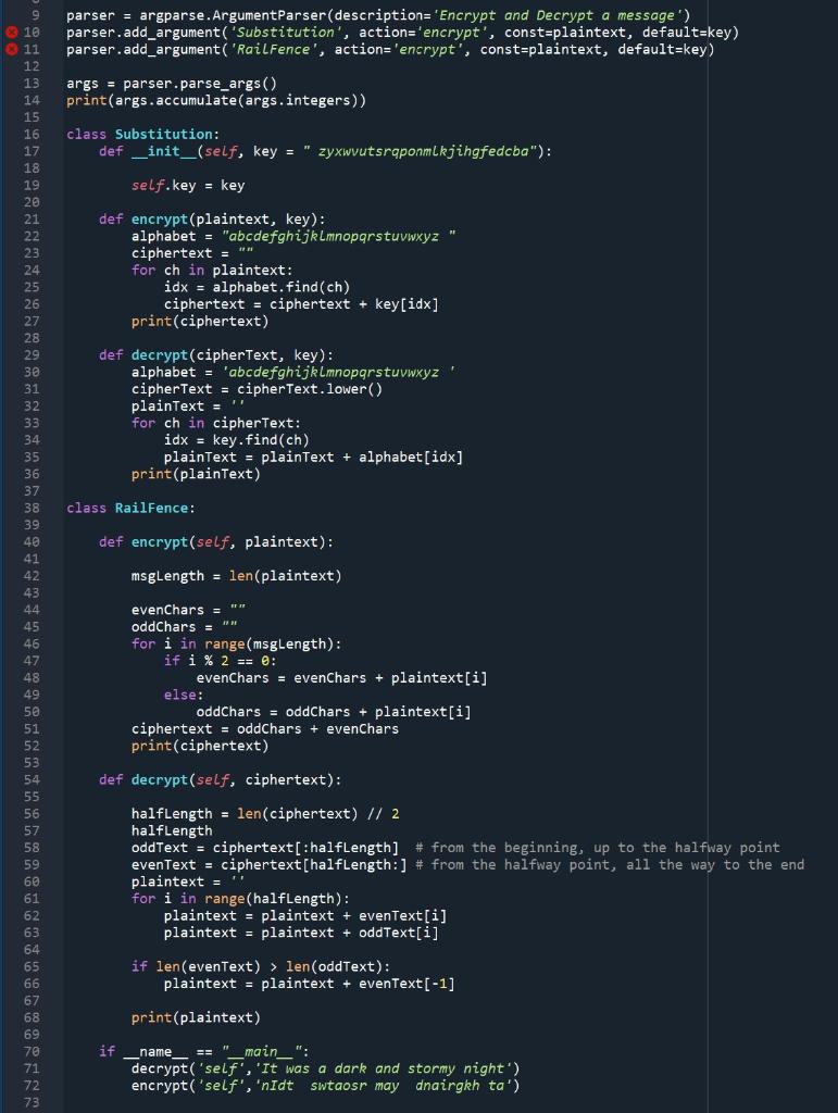 Modify the constructor to your Substitution class | Chegg.com
