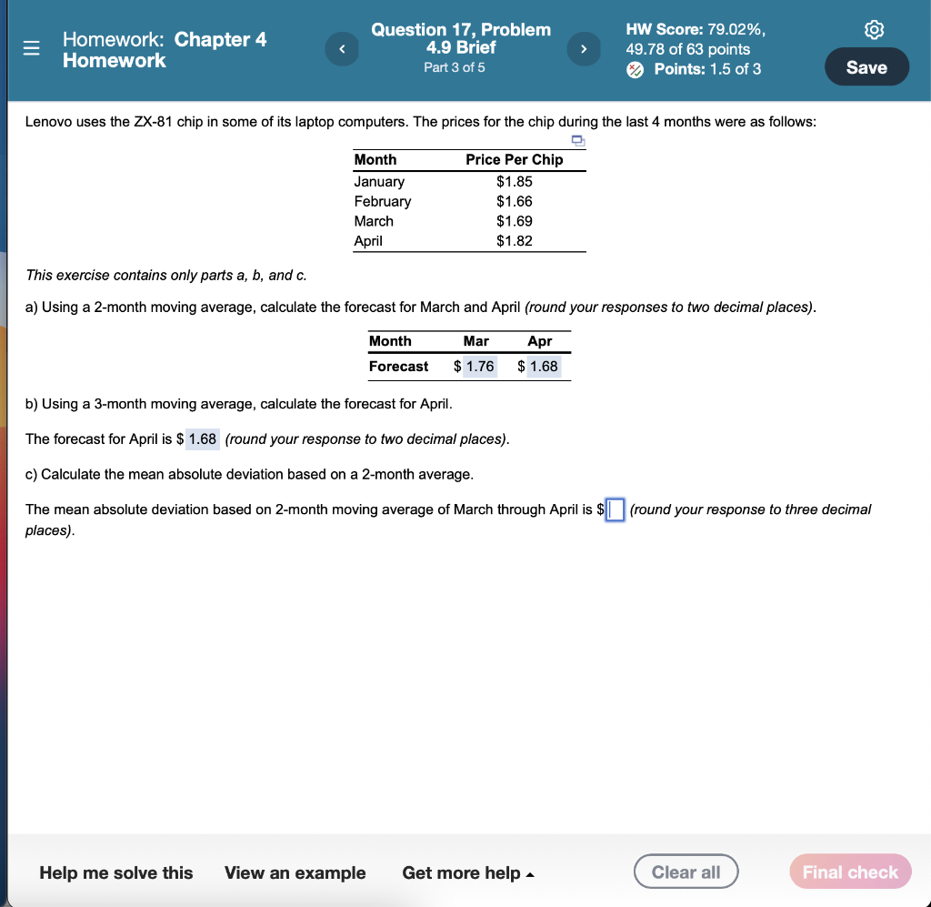 Solved Homework: Chapter 4 Homework Question 17, Problem 4.9 | Chegg.com