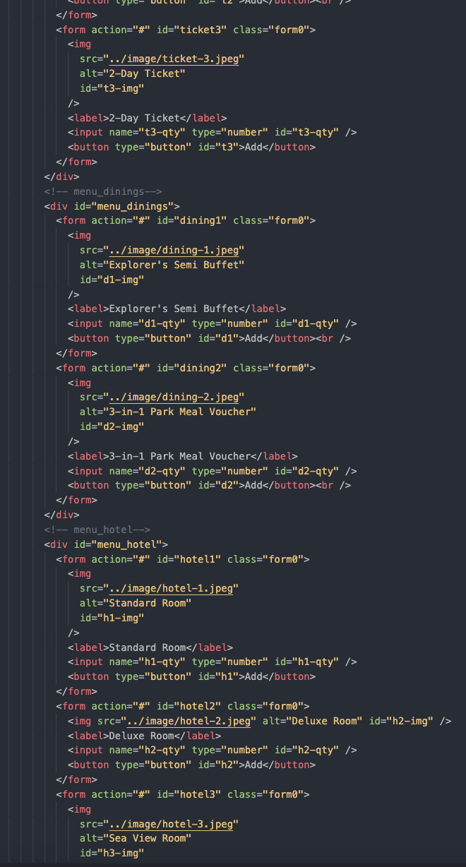 Solved javascript //////////////////order | Chegg.com