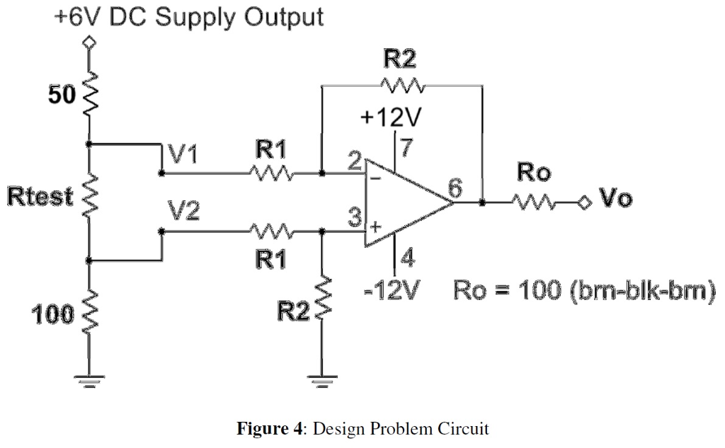 Solved You are to design the circuit shown in Figure 4 using | Chegg.com