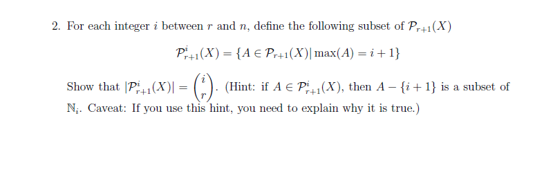 Solved Problem 4 (20 Points). Let X=nn+1={1,2,…,n+1} Be A 