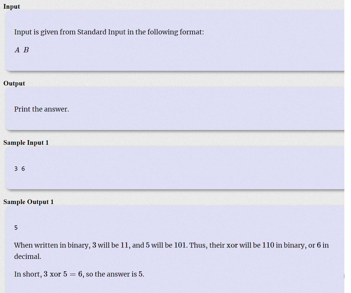 Solved Problem Statement You are given integers A and B | Chegg.com
