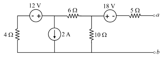 Solved In the circuit shown below, find the Thevenin’s | Chegg.com