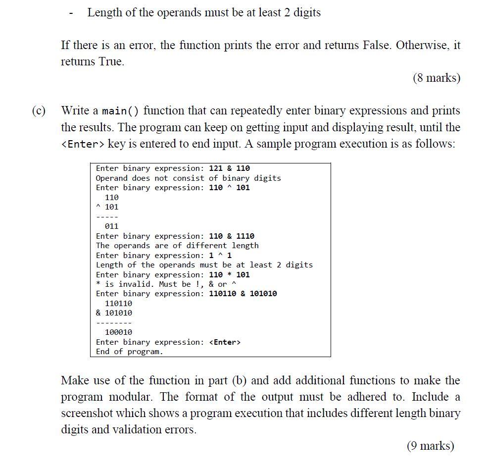 Solved This Program Demonstrates Operations Of Bitwise | Chegg.com