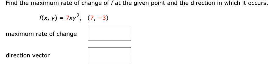 Solved ind the maximum rate of change of f at the given | Chegg.com