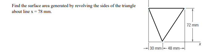 Solved Find the surface area generated by revolving the | Chegg.com