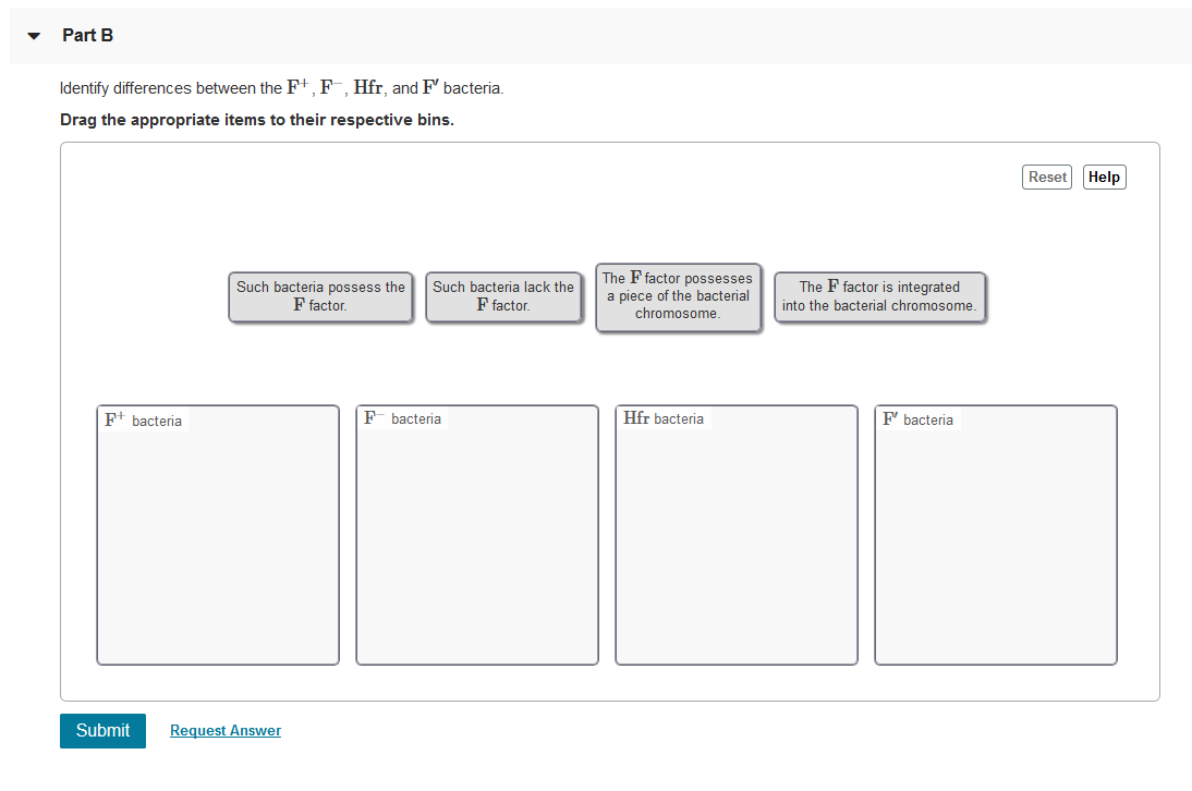 Solved Part A Identify differences between the F+ x F and