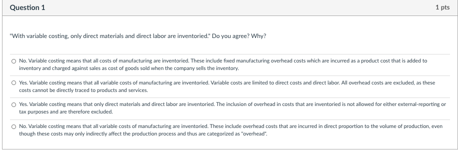 Solved Question 5 1 pts Three ways of lowering a break-even | Chegg.com