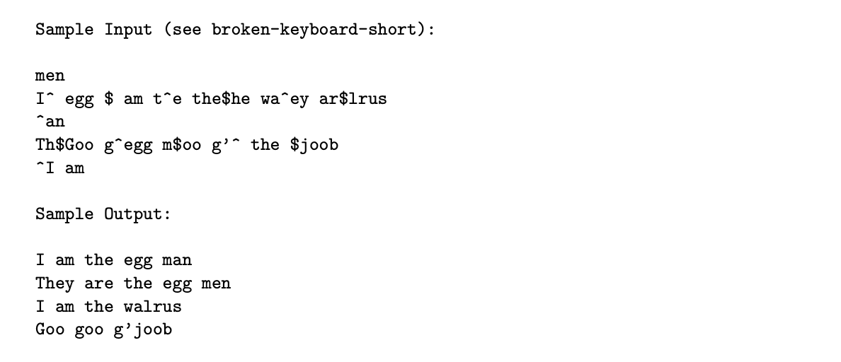 Solved Code in Java, I have a feeling a stack is used but | Chegg.com