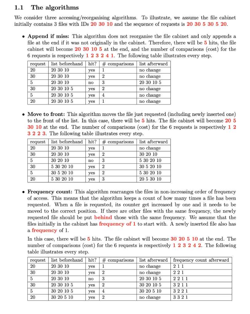 JAVA Problem /* Time Complexity and explanation: f | Chegg.com