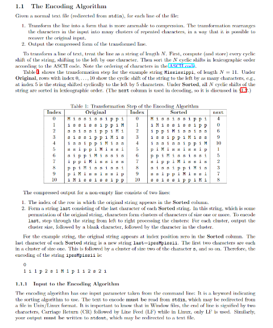 1.1 The Encoding Algorithm Given a normal text file | Chegg.com