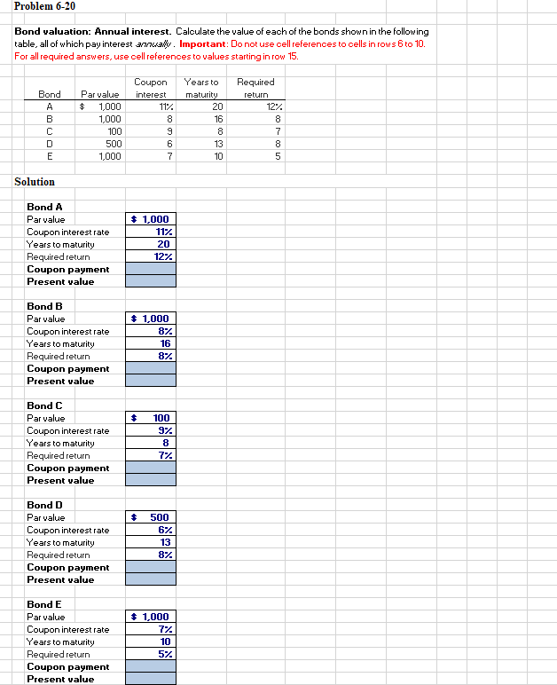 Solved Please Show Step By Step Of Equation Of Coupon