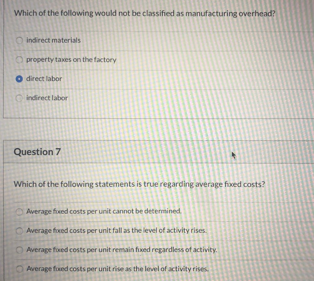 Solved Which of the following would not be classified as
