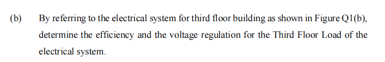 Solved (b) By Referring To The Electrical System For Third | Chegg.com