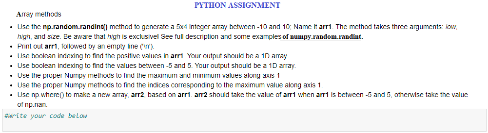 solved-array-methods-use-the-np-random-randint-method-to-chegg