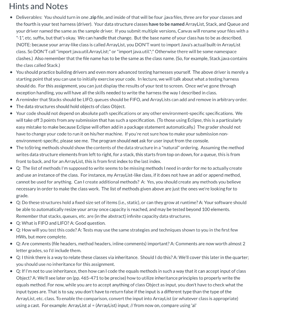 solved java program create three complete java... Description Build three classes that conform to the | Chegg.com