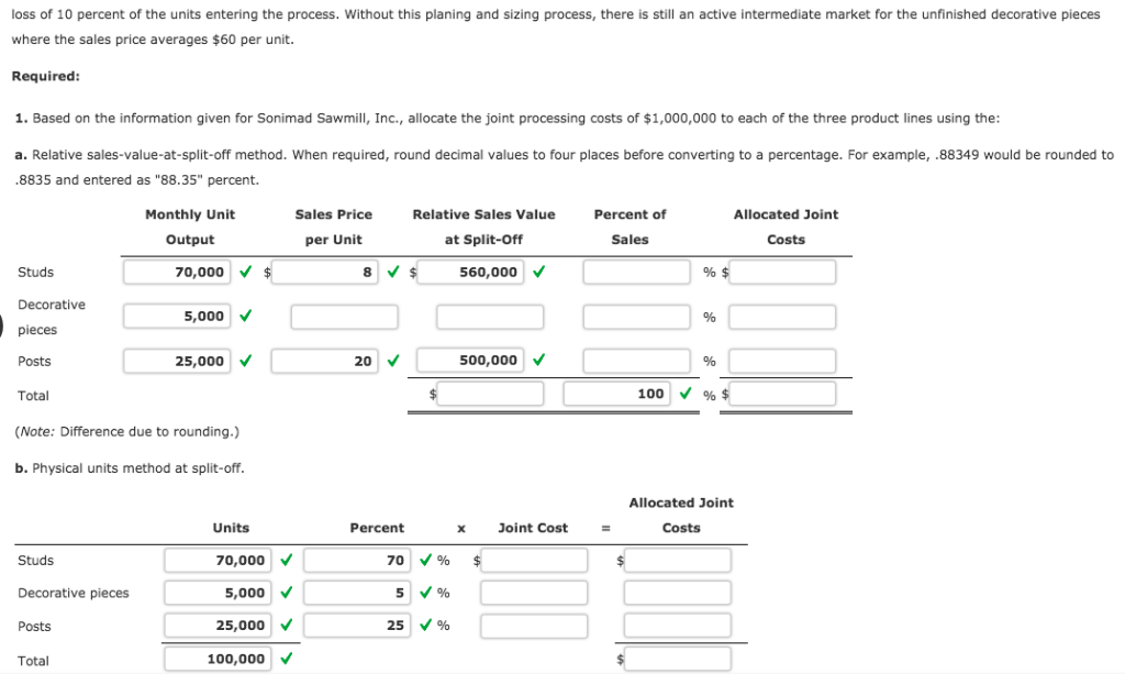 Physical Units Method, Relative | Chegg.com