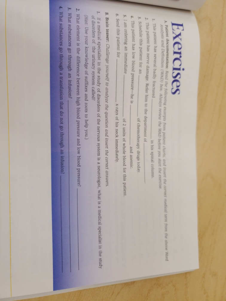 solved exercises patient documentation read the followin patient charts