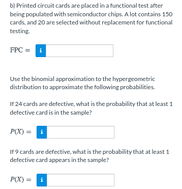Solved Calculate the finite population corrections for the | Chegg.com