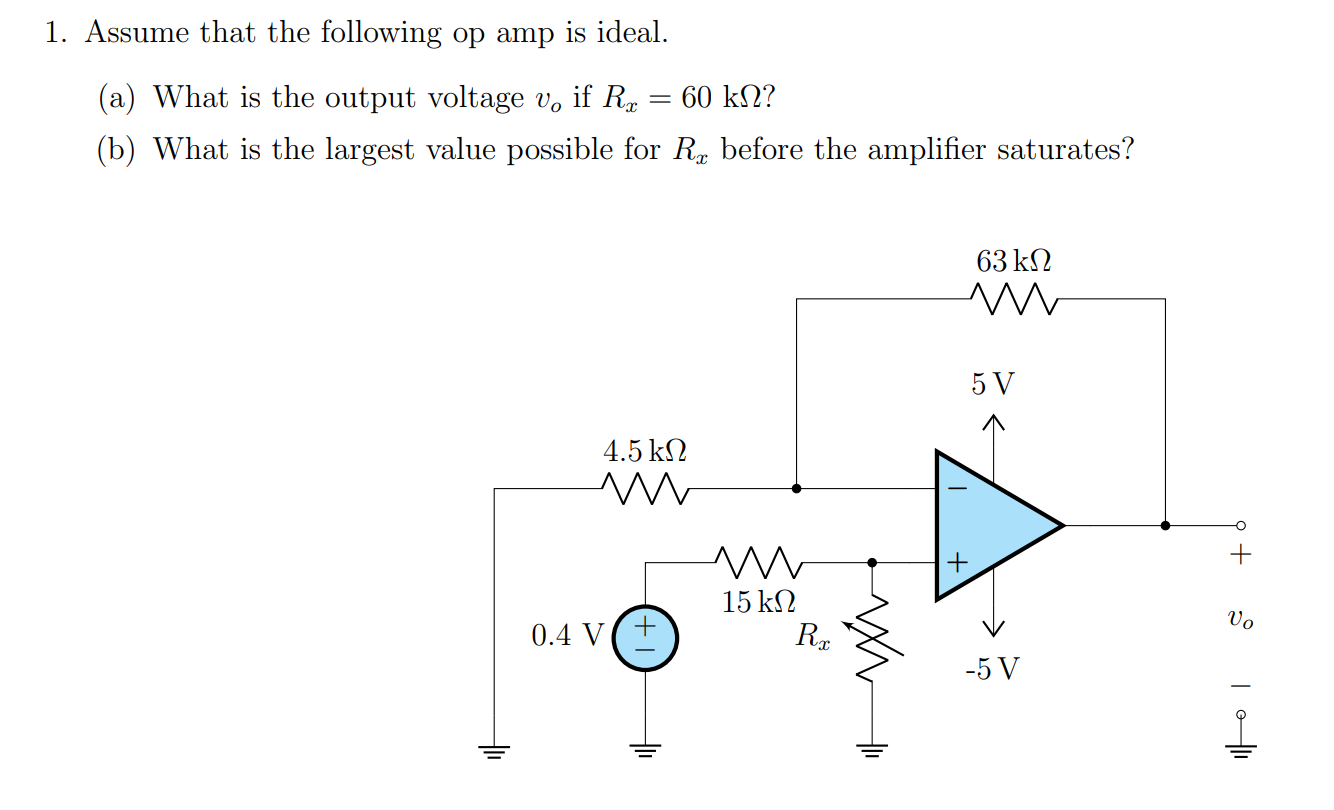 Solved 2. Design an operational amplifier circuit that (a) Circuit Diagram