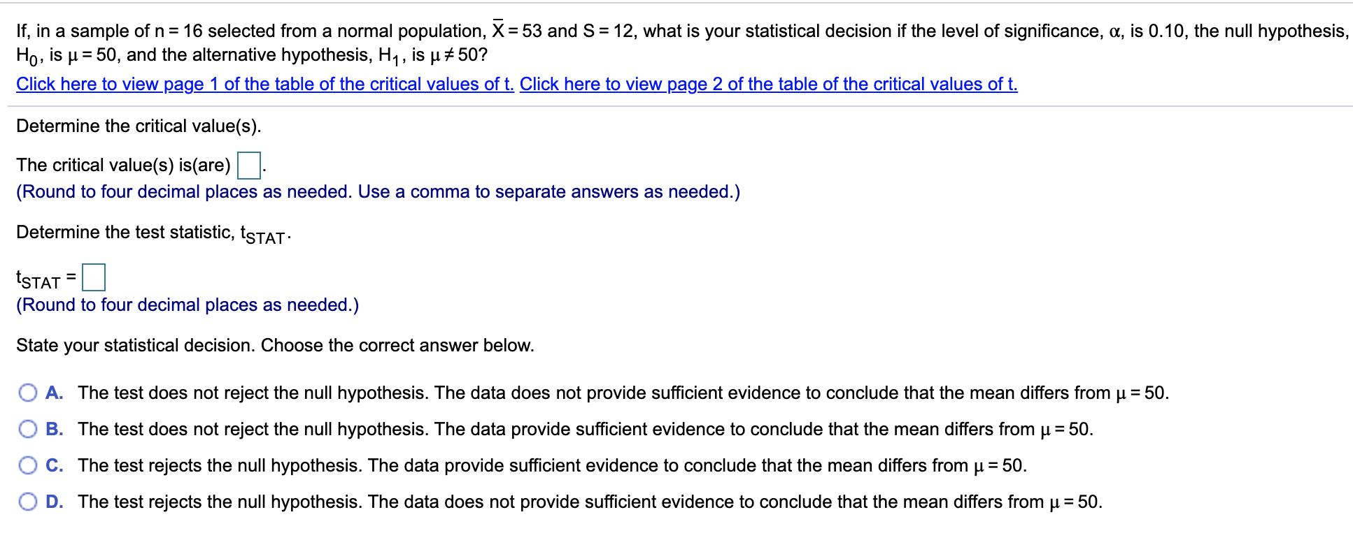 Solved If, in a sample of n = 16 selected from a normal | Chegg.com