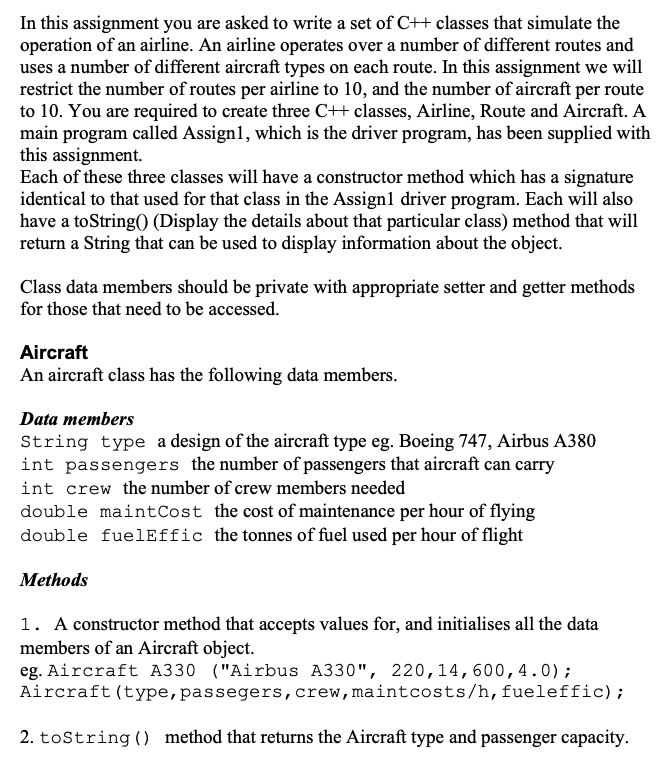 Solved In this assignment you are asked to write a set of | Chegg.com