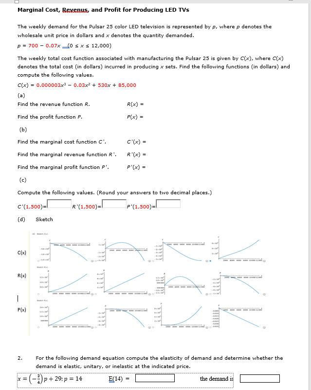 Solved How do I solve these two problems? Please provide a | Chegg.com