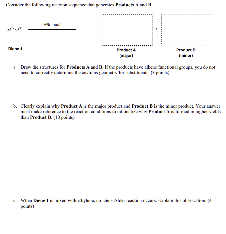 Solved Consider The Following Reaction Sequence That | Chegg.com