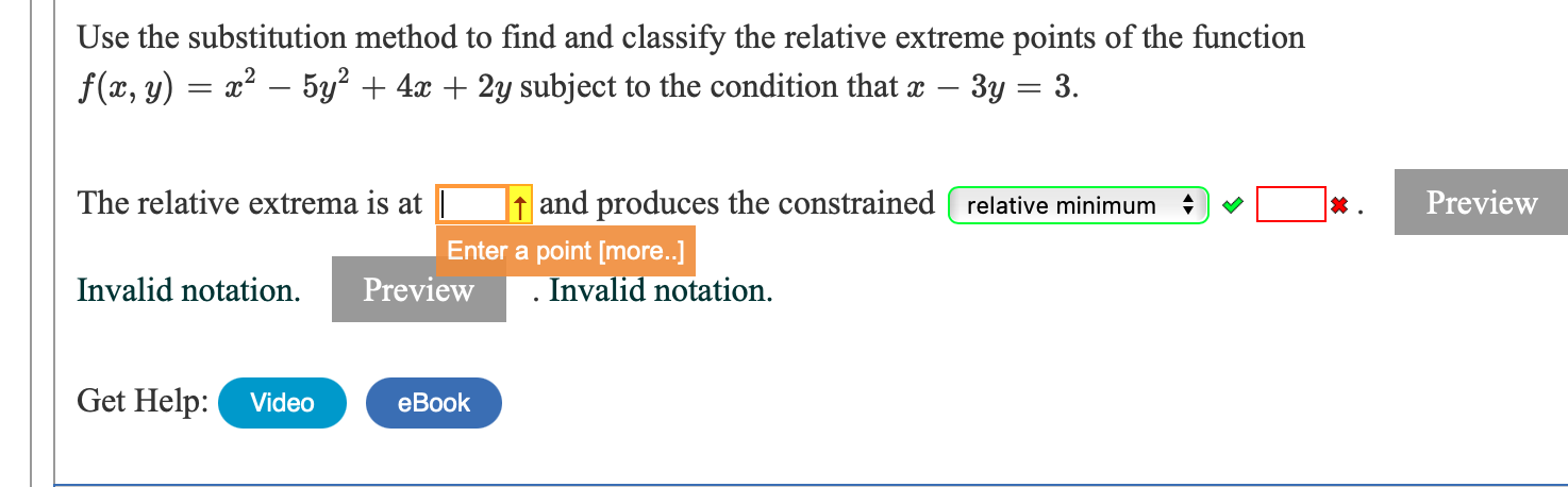 Solved Use the substitution method to find and classify the | Chegg.com