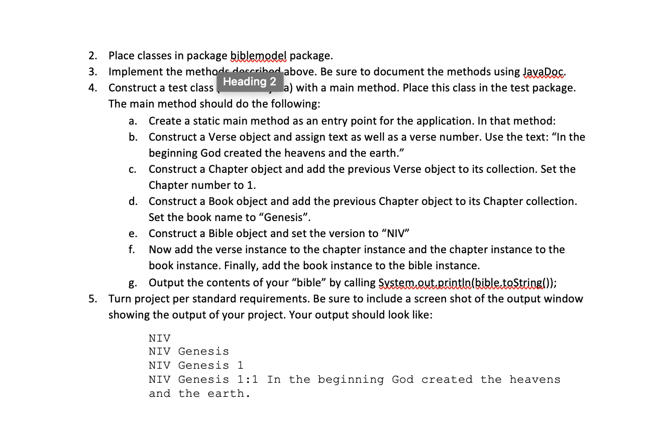 Java Api Bible Solved A local non-profit wants to develop a Java Based | Chegg.com